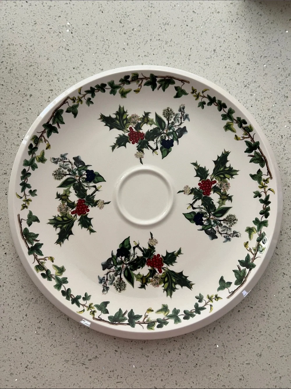Portmeirion The Holly & The Ivy Festive Chip Plate